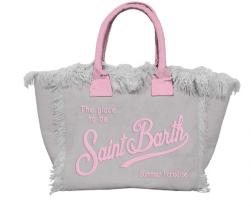 Borsa vanity logo ricamato