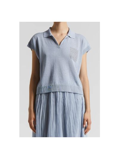 Polo colletto e piping