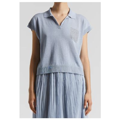 Polo colletto e piping