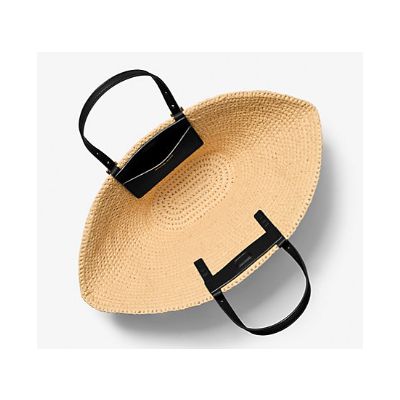 Borsa tote ISA piccola in paglia 