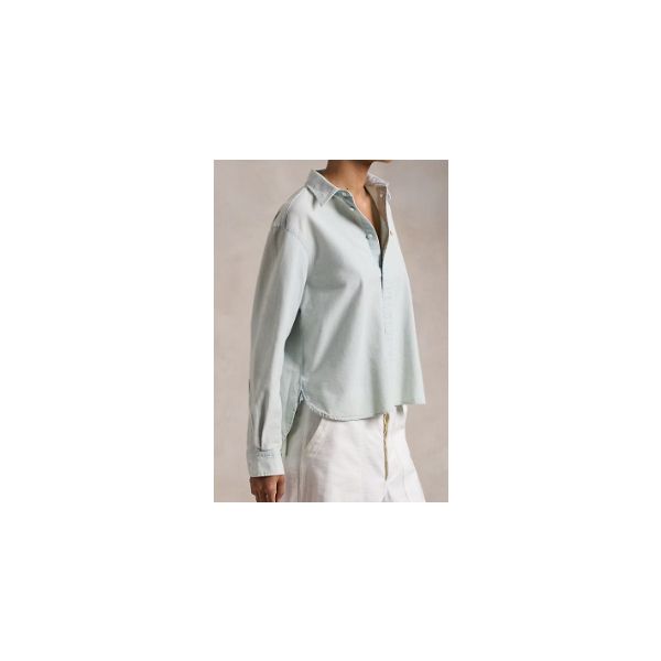 Camicia in lino Chambray