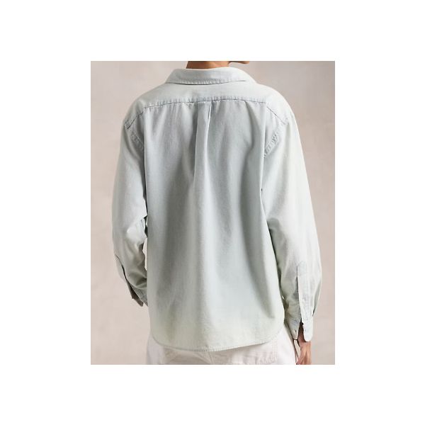 Camicia in lino Chambray